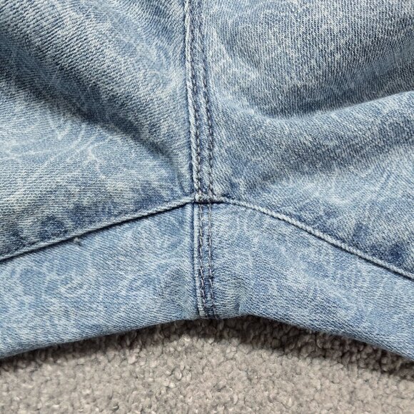 Chico's So Slimming Medallion Print Medium Wash Girlfriend Ankle Jeans Boho - Picture 10 of 10